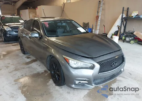 2014 Infiniti Q50 Premium from USA, damaged, VIN JN1BV7AR7EM701931